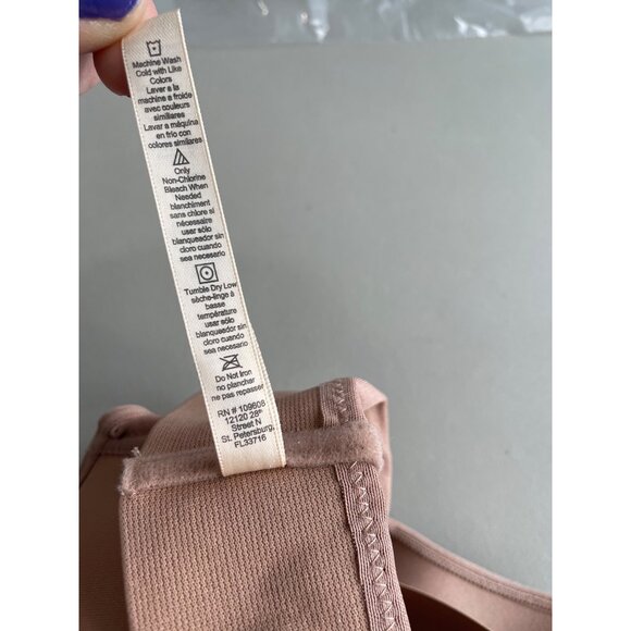 Rhonda Shear 2 Pack Molded Cup Bra with Wrap Back Size Small Pink Beige 649.14 - Picture 7 of 10